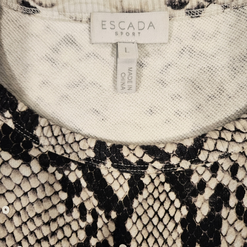 Escada Sport Python Print Sweatshirt - image 5